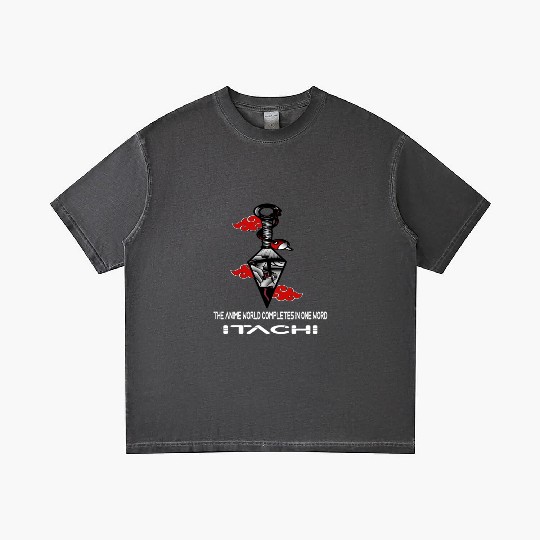 The anime world completes in one word Itachi Gradient T Shirts