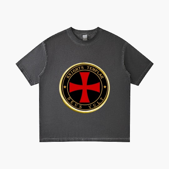 Knights Templar Deus Vult Gradient T Shirts