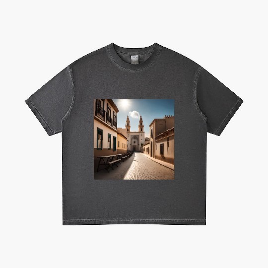 Fantasy pictures ,town Morocco ,city casablanca Gradient T Shirts
