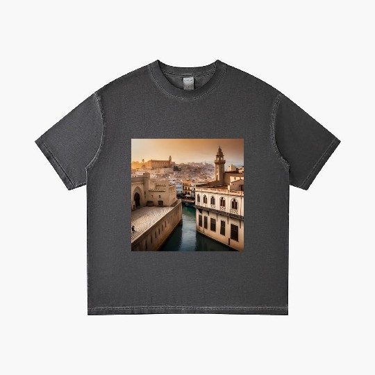 Fantasy pictures ,town Morocco ,city casablanca Gradient T Shirts