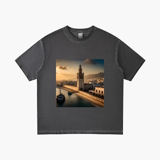 Fantasy pictures ,town Morocco ,city casablanca Gradient T Shirts