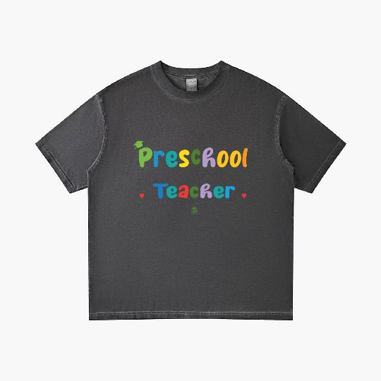 Preschool Teacher Funny Gradient T Shirts
