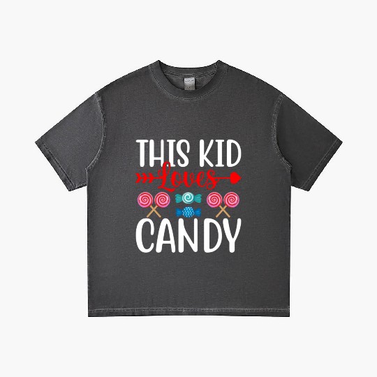 This Kid Loves Candy Gradient T Shirts