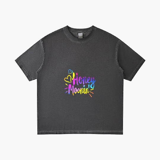 Honeymoonin Gradient T Shirts Newlywed Gradient T Shirts Wifey Hubby
