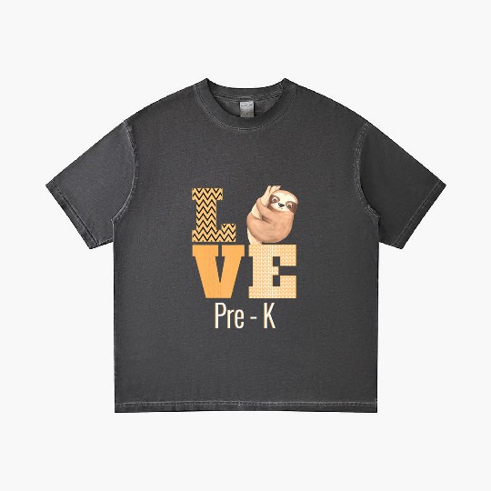 Love Pre-K Sloth Pre-K Teacher Back To School Gradient T Shirts