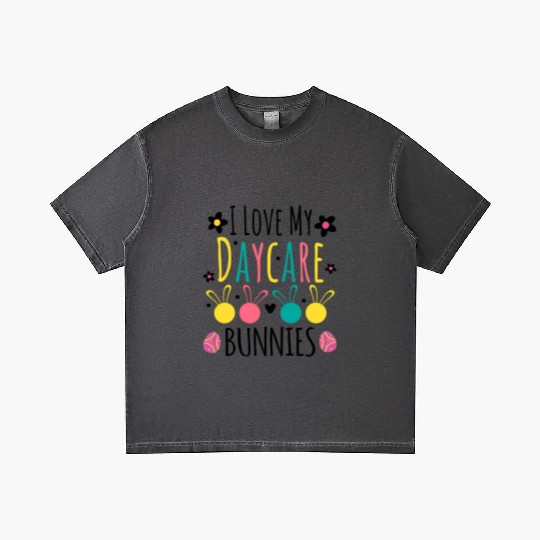 Easter Daycare Teacher Provider I Love My Daycare Gradient T Shirts