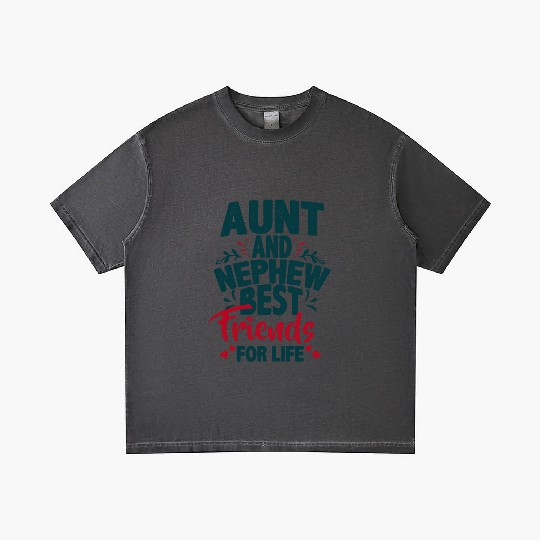 Aunt And Nephew Best Friends Gradient T Shirts