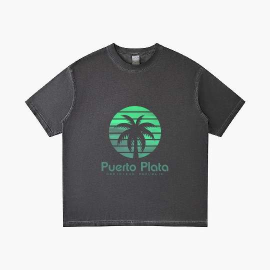 Puerto Plata Dominican Republic Gradient T Shirts