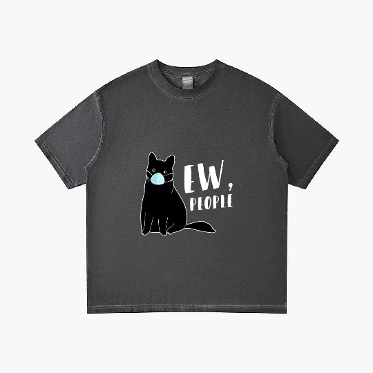 Cat With Ew People Statet Gradient T Shirts