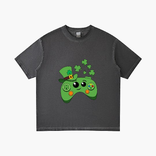 St Patrick'S Day Gamer Video Game Gaming Gradient T Shirts