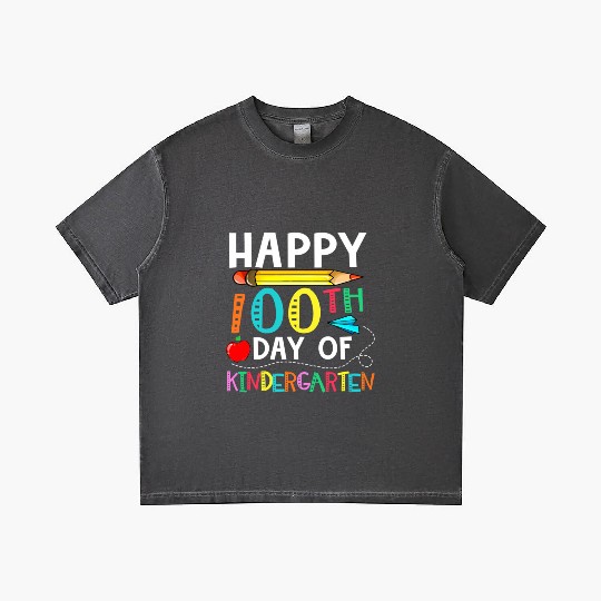 100 Days Of Kindergarten Happy 100Th Day Of School Gradient T Shirts