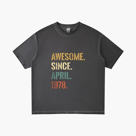 44Th 44 Awesome Since April 1978 Gradient T Shirts