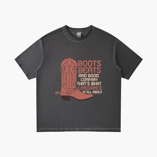 Line Dance Boots Beats Good Company Country Music Gradient T Shirts