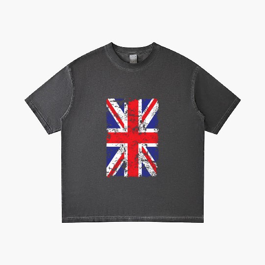 Union Jack British Flag Great Britain Novelty Gradient T Shirts