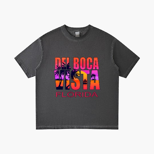 Del Boca Vista Retirement Community Novelty Gradient T Shirts