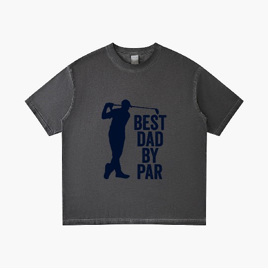 Fathers Day From Daughter Golf Best Dad By Par Gradient T Shirts