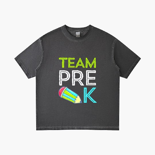 Team Pre-K Teacher First Day Preschool Back to Sch Gradient T Shirts