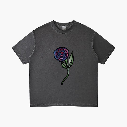 Purple and Pink Rose Gradient T Shirts