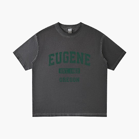 Eugene Oregon Or Athletic Sports Gradient T Shirts