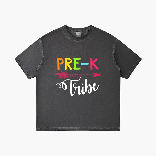 Team Pre K Teacher Tribe Back To School Gradient T Shirts