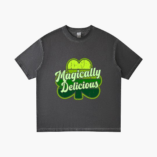 St Patric Day 2021 Magically Delicious Luck Gradient T Shirts