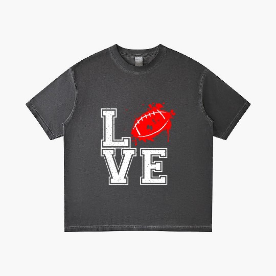 I Love Football Gradient T Shirts