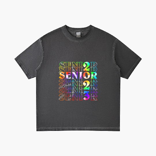 Senior Graduation 23 Men Girl Class of 2023 Senior Gradient T Shirts