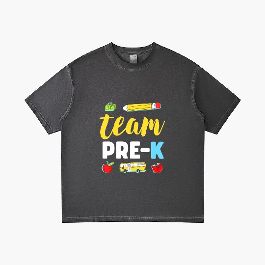 Team Pre-K Teacher First Day Preschool Back to Sch Gradient T Shirts