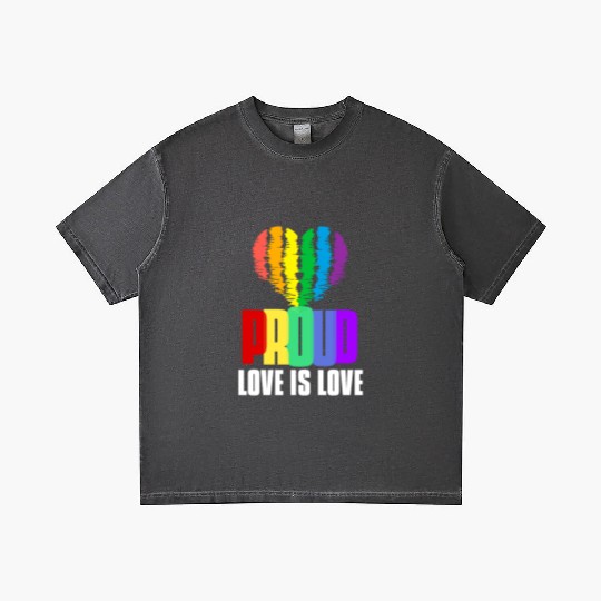 Love is Love Gradient T Shirts Equality Human Rights Proud