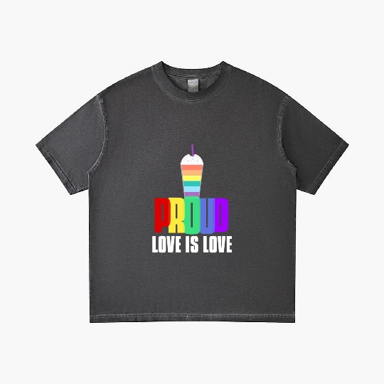 Proud LGBT Gradient T Shirts Love is Love Gradient T Shirts LGBTQ Pride