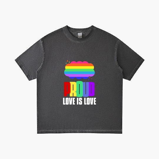 Proud LGBT Gradient T Shirts Love is Love Gradient T Shirts Rainbow Flag