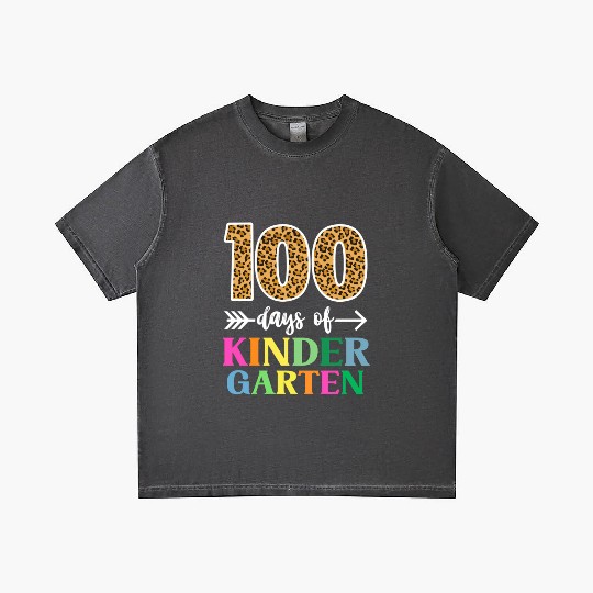 100 Days Of Kindergarten School Teacher Smarter Gradient T Shirts