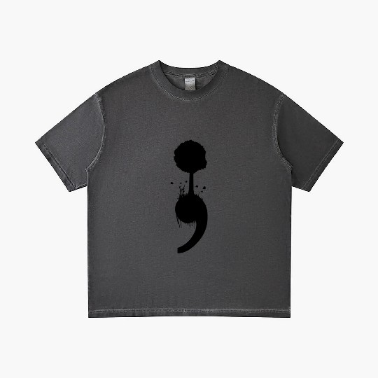 Semicolon Tree Suicide Depression Prevention Gradient T Shirts