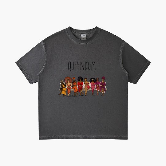 Queendom African American For Educated Strong Gradient T Shirts