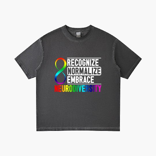 Recognize Normalize Embrace Neurodiversity Adhd Gradient T Shirts