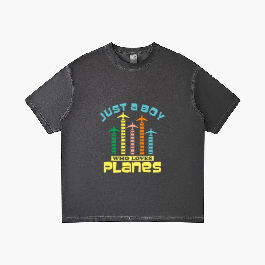 Just A Who Loves Planess Toddler Pilot Flying Gradient T Shirts