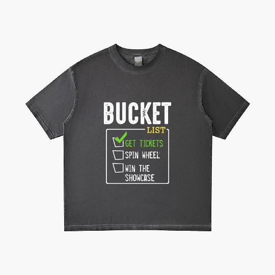 Bucket List Get Tickets Win Game Show Lucky Gradient T Shirts