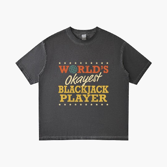 World’S Okayest Blackjack Player Gradient T Shirts