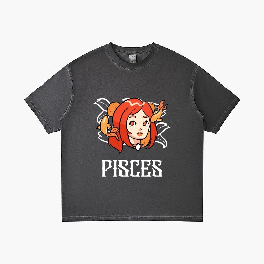 Pisces Horoscope Astrology Tarot Card Star Sign Gradient T Shirts