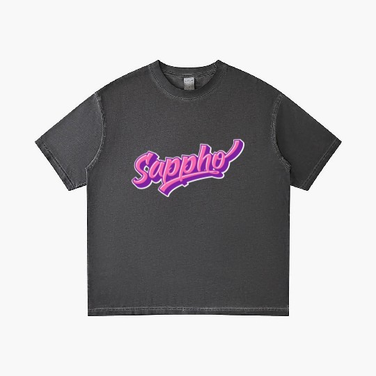 Sappho Greek Poet Symbol Of Lesbian Love Gradient T Shirts