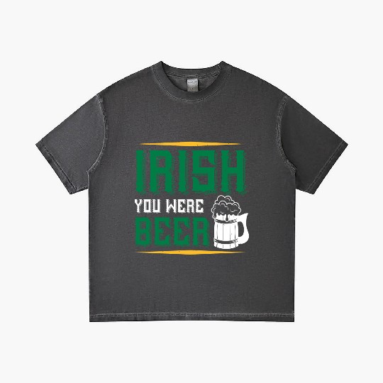 Irish You Were Beer Gradient T Shirts