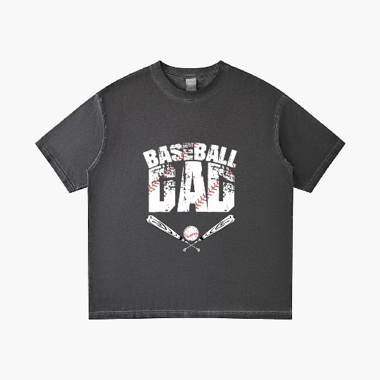Funny Baseball Dad Father's Day Baseball lover Gradient T Shirts