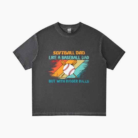 Softball Dad like a baseball Dad but with bigger Gradient T Shirts