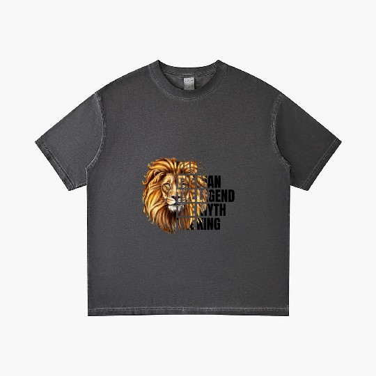 Dad the Man the Legend Leopard Lion Png Gradient T Shirts