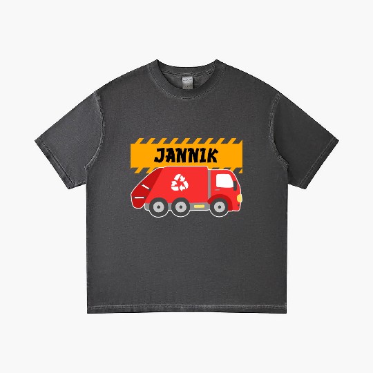 Jannik Trash Truck For Collector Ecologist Gradient T Shirts