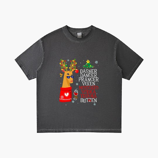 Dasher Dancer Prancer Alcohol Dasher Dancer Wo'S Gradient T Shirts