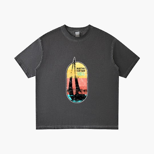 Martha'S Vineyard Sailing Gradient T Shirts