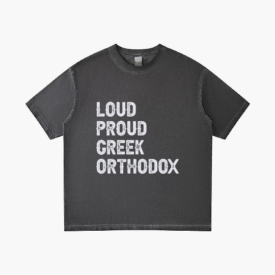 Loud Proud Greek Orthodox Gradient T Shirts