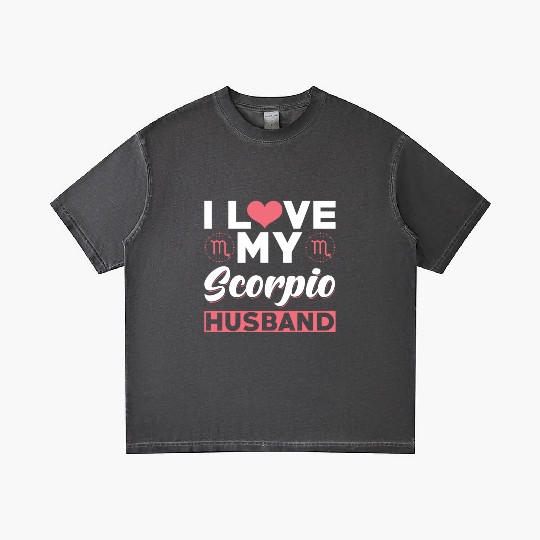 I love my Scorpio Husband Gradient T Shirts