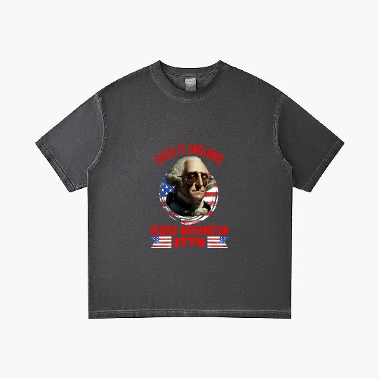 George Washington 1776 Suck it England USA Gradient T Shirts